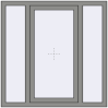 Ціноутворення Вікна 1200x1200 мм Altest Pony 375 RAL 9007 Grey aluminium з двох сторін