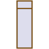 Ціноутворення Вікна 800x2400 мм REHAU Euro 60 GOLDEN OAK з двох сторін