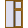 Ціноутворення Вікна 1000x1500 мм REHAU Euro 60 LIGHT_OAK з двох сторін