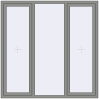 Ціноутворення Вікна 1800x1800 мм Altest Pony 375 RAL 9007 Grey aluminium з двох сторін