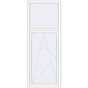 Ціноутворення Вікна 770x2010 мм REHAU Euro 60 Білий (RAL 9016) з двох сторін