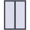 Ціноутворення Вікна 1800x2400 мм REHAU Euro 70 ANTHRACITE_GREY_STRUKTURAL з двох сторін