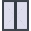Ціноутворення Вікна 1400x1600 мм REHAU SYNEGO MD ANTHRACITE_GREY_STRUKTURAL з двох сторін