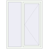 Ціноутворення Вікна 1145x1550 мм REHAU Euro 60 Білий (RAL 9016) з двох сторін