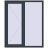 Ціноутворення Вікна 1200x1450 мм REHAU Euro 70 ANTHRACITE_GREY_STRUKTURAL з двох сторін