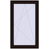 Ціноутворення Вікна 850x1440 мм REHAU Euro 60 BLACK_BROWN з двох сторін