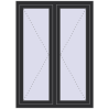 Ціноутворення Вікна 1050x1450 мм REHAU Euro 70 ANTHRACITE_GREY_GLATT з двох сторін