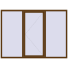 Ціноутворення Вікна 2200x1600 мм REHAU Euro 70 WALNUT з двох сторін