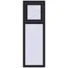 Ціноутворення Вікна 500x1500 мм REHAU Euro 70 BLACK_ULTI-MATT ззовні