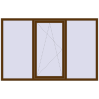Ціноутворення Вікна 2100x1350 мм REHAU Euro 70 WALNUT з двох сторін