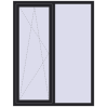 Ціноутворення Вікна 1350x1750 мм REHAU Brillant-Design BLACK_ULTI-MATT з двох сторін