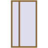 Ціноутворення Вікна 1100x2000 мм REHAU Brillant-Design LIGHT_OAK з двох сторін