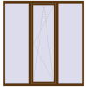 Ціноутворення Вікна 1730x1810 мм REHAU Euro 60 WALNUT з двох сторін