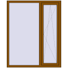 Ціноутворення Вікна 1300x1600 мм REHAU Euro 60 GOLDEN OAK ззовні