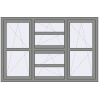 Ціноутворення Вікна 1800x1200 мм Altest Pony 375 RAL 9007 Grey aluminium з двох сторін