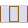 Ціноутворення Вікна 2570x1570 мм REHAU Brillant-Design LIGHT_OAK з двох сторін