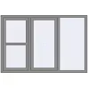 Ціноутворення Вікна 1800x1200 мм Altest Pony 375 RAL 9007 Grey aluminium з двох сторін