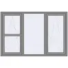 Ціноутворення Вікна 1800x1200 мм Altest Pony 375 RAL 9007 Grey aluminium з двох сторін