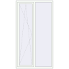 Ціноутворення Вікна 1200x2200 мм REHAU Brillant-Design Білий (RAL 9016) з двох сторін