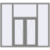 Ціноутворення Вікна 2000x1800 мм Altest Pony 375 RAL 9007 Grey aluminium з двох сторін