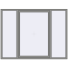 Ціноутворення Вікна 2000x1500 мм Altest Pony 375 RAL 9007 Grey aluminium з двох сторін