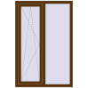 Ціноутворення Вікна 1000x1500 мм REHAU Euro 70 WALNUT ззовні