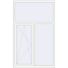Ціноутворення Вікна 1300x2100 мм REHAU Euro 60