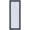 Ціноутворення Вікна 750x2100 мм REHAU Euro 70 ANTHRACITE_GREY_STRUKTURAL з двох сторін