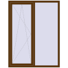 Ціноутворення Вікна 1350x1750 мм REHAU SYNEGO MD WALNUT з двох сторін
