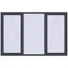 Ціноутворення Вікна 2300x1500 мм REHAU Euro 70 ANTHRACITE_GREY_STRUKTURAL з двох сторін