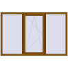 Ціноутворення Вікна 2100x1350 мм REHAU Brillant-Design GOLDEN OAK з двох сторін