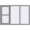 Ціноутворення Вікна 1800x1200 мм Altest Pony 375 RAL 9007 Grey aluminium з двох сторін