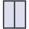 Ціноутворення Вікна 850x1110 мм REHAU Euro 60 ANTHRACITE_GREY_STRUKTURAL з двох сторін