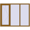 Ціноутворення Вікна 1800x1400 мм REHAU Euro 70 LIGHT_OAK з двох сторін