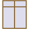 Ціноутворення Вікна 1550x1820 мм REHAU Euro 70 LIGHT_OAK з двох сторін