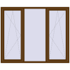 Ціноутворення Вікна 1900x1550 мм REHAU Euro 70 WALNUT з двох сторін