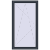 Ціноутворення Вікна 1000x1900 мм REHAU Euro 70 ANTHRACITE_GREY_STRUKTURAL з двох сторін