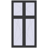 Ціноутворення Вікна 1200x2250 мм REHAU SYNEGO MD ANTHRACITE_GREY_GLATT з двох сторін