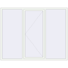 Ціноутворення Вікна 2300x1800 мм REHAU Euro 70 Білий (RAL 9016) з двох сторін