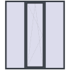 Ціноутворення Вікна 2000x2300 мм REHAU SYNEGO MD ANTHRACITE_GREY_STRUKTURAL з двох сторін