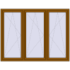 Ціноутворення Вікна 2050x1560 мм REHAU Euro 70 GOLDEN OAK ззовні