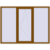 Ціноутворення Вікна 2080x1570 мм REHAU Brillant-Design GOLDEN OAK з двох сторін