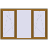 Ціноутворення Вікна 2070x1350 мм REHAU Euro 60 LIGHT_OAK з двох сторін