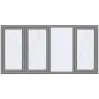 Ціноутворення Вікна 2400x1200 мм Altest Pony 375 RAL 9007 Grey aluminium з двох сторін