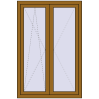 Ціноутворення Вікна 1000x1500 мм REHAU Euro 60 LIGHT_OAK з двох сторін