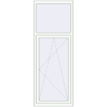 Ціноутворення Вікна 770x2040 мм REHAU Brillant-Design Білий (RAL 9016) з двох сторін