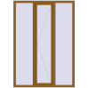Ціноутворення Вікна 1550x2200 мм REHAU Euro 60 LIGHT_OAK з двох сторін
