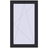 Ціноутворення Вікна 850x1440 мм REHAU Euro 60 BLACK_ULTI-MATT з двох сторін