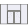 Ціноутворення Вікна 2000x1500 мм Altest Pony 375 RAL 9007 Grey aluminium з двох сторін