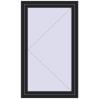 Ціноутворення Вікна 850x1440 мм REHAU Euro 60 BLACK_ULTI-MATT з двох сторін